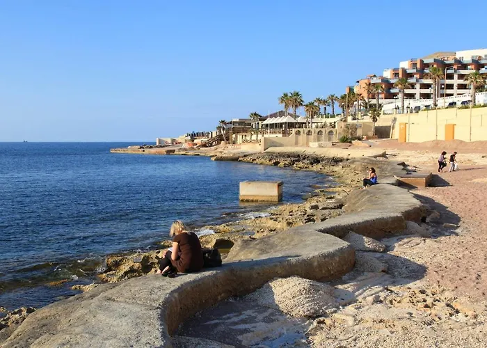 Appartement Cosy Designer Seaview Penthouse With Terrace & Bbq San Pawl il-Baħar